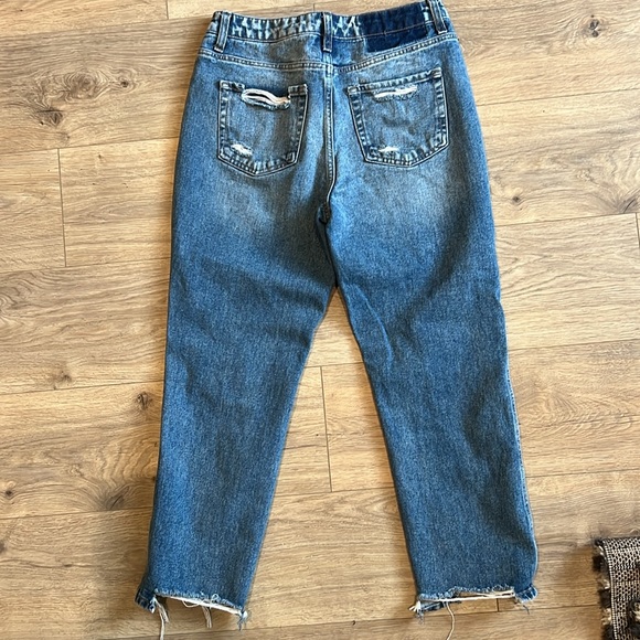 FLYING MONKEY Ultra High Rise Straight Jeans Size 28 - Picture 2 of 9